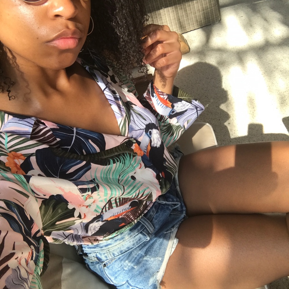 Zara Tropical Top